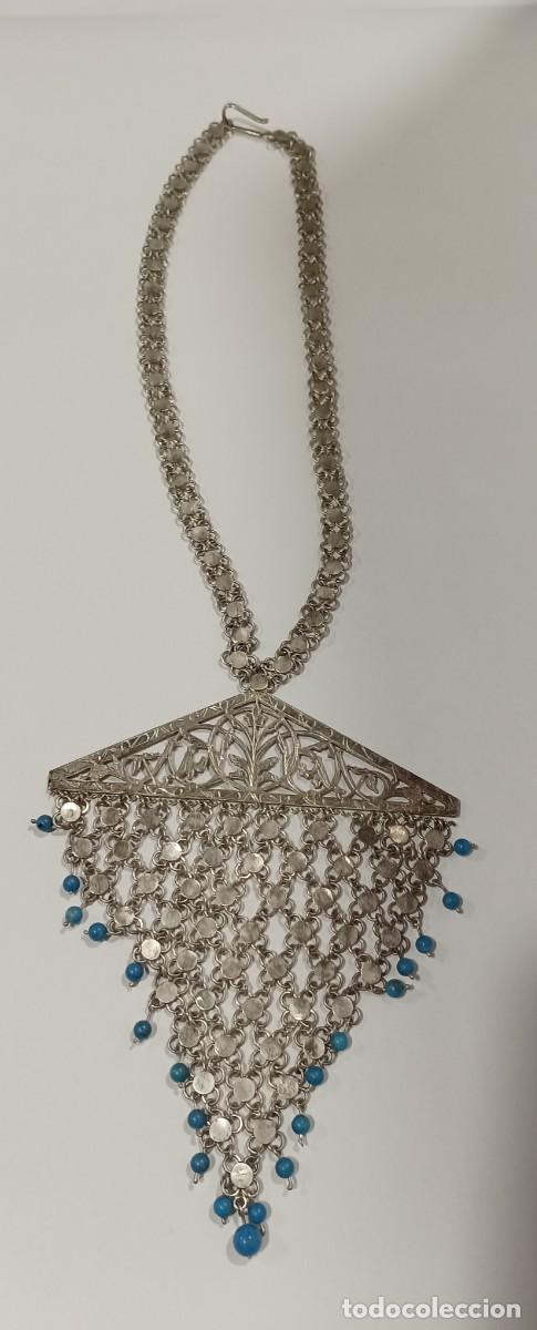 Joyeria: COLLAR PLATA TRIBAL CON TURQUESAS - Foto 7