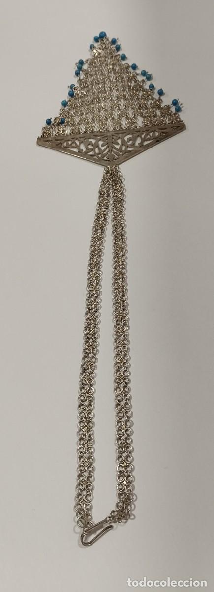 Joyeria: COLLAR PLATA TRIBAL CON TURQUESAS - Foto 3