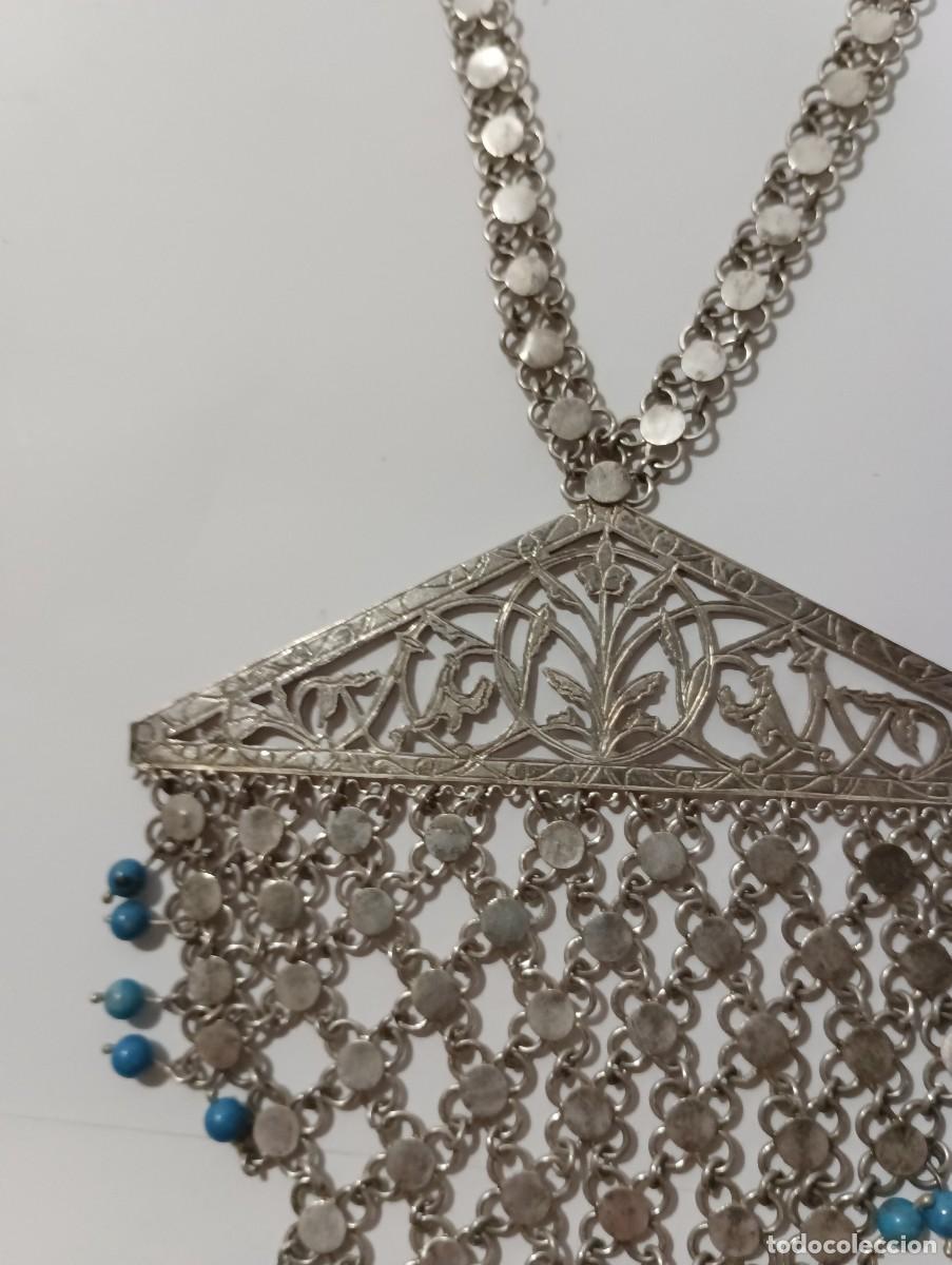 Joyeria: COLLAR PLATA TRIBAL CON TURQUESAS - Foto 12