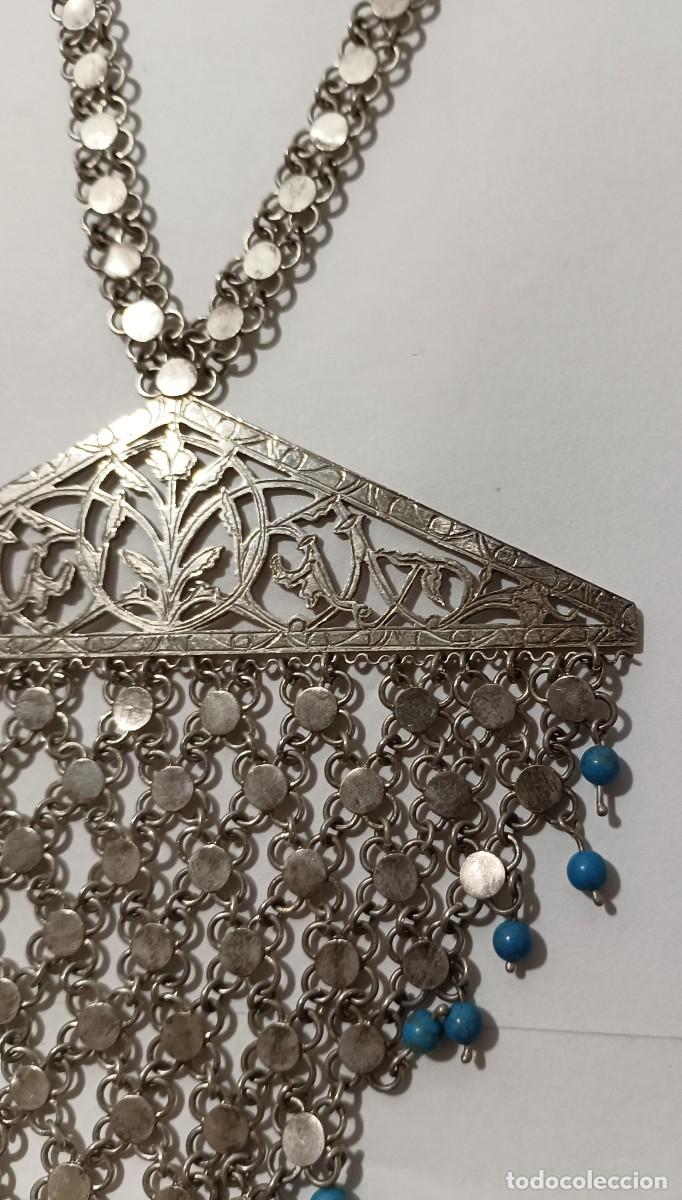 Joyeria: COLLAR PLATA TRIBAL CON TURQUESAS - Foto 13