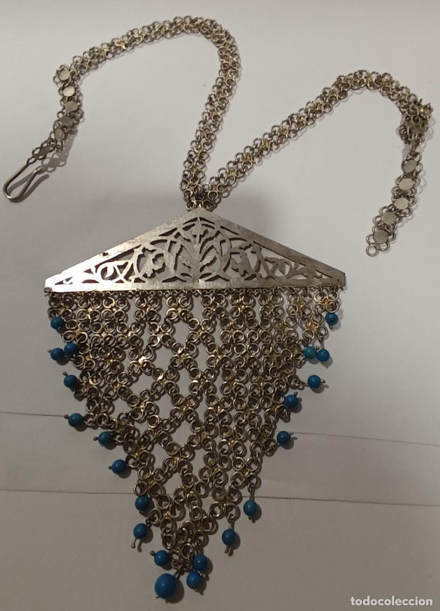 Joyeria: COLLAR PLATA TRIBAL CON TURQUESAS - Foto 2