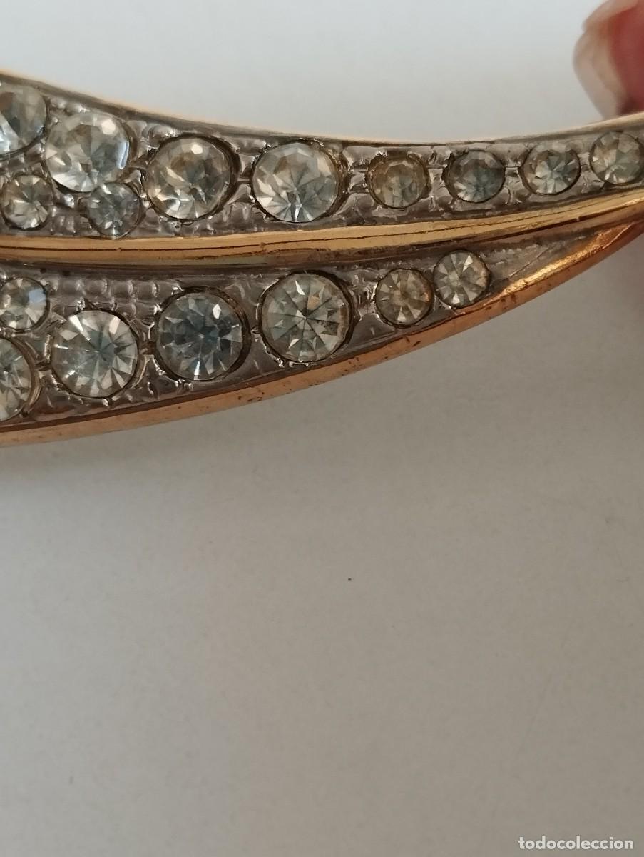 Joyeria: Elegante Broche Vintage en forma de pluma. - Foto 4