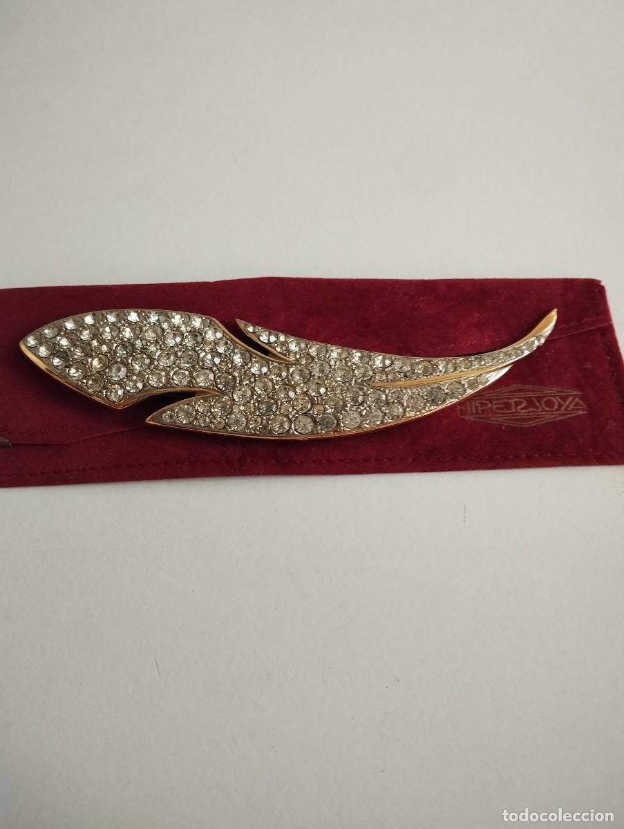 Joyeria: Elegante Broche Vintage en forma de pluma. - Foto 10
