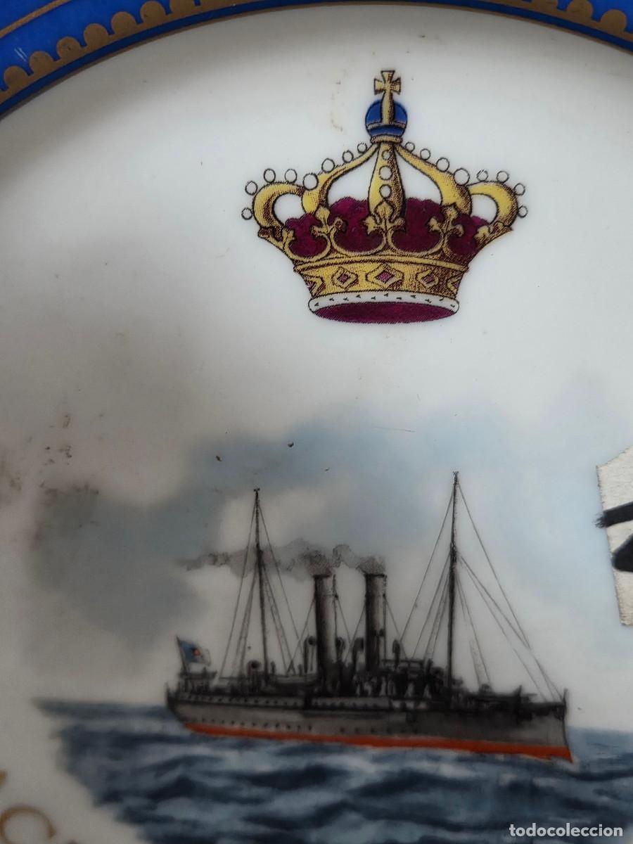 Joyeria: plato de porcelana con barco - Foto 3