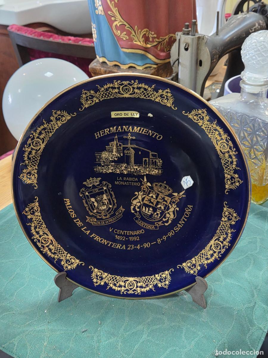 Joyeria: plato de porcelana de santo&ntilde;a - Foto 1