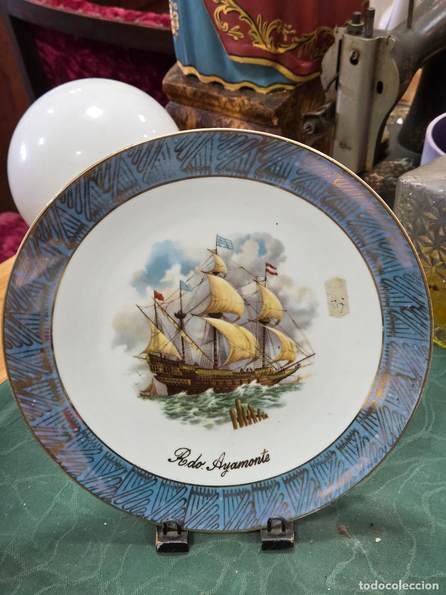 Joyeria: plato de porcelana coleccionable barco - Foto 1