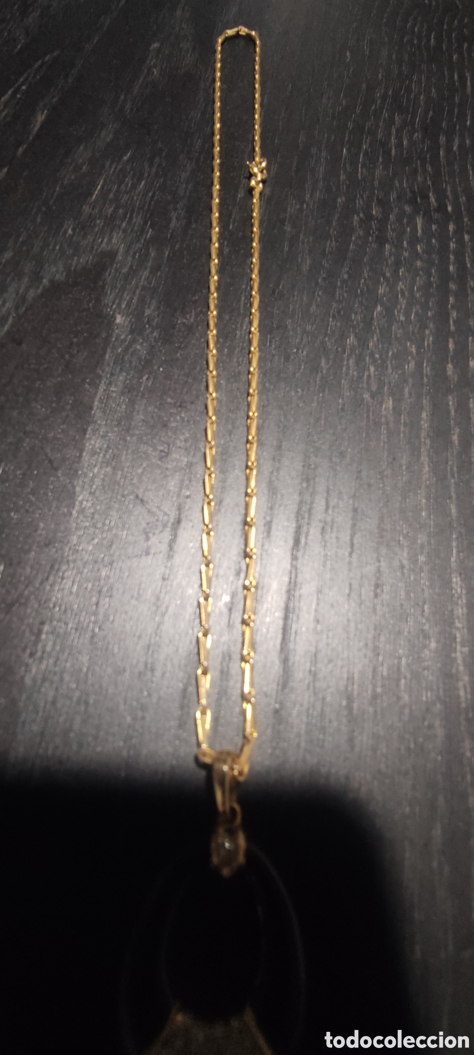 Joyeria: Colgante y cadena ba&ntilde;o de oro L18 - Foto 3
