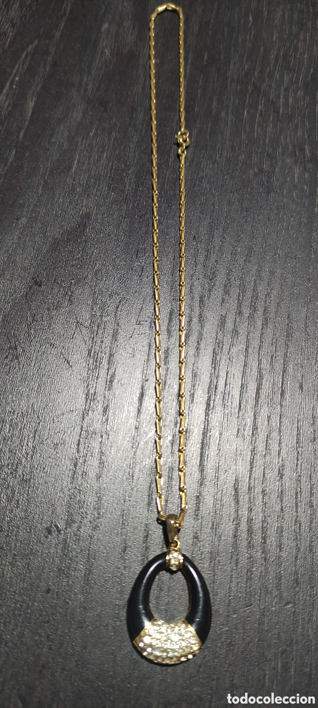 Joyeria: Colgante y cadena ba&ntilde;o de oro L18 - Foto 5