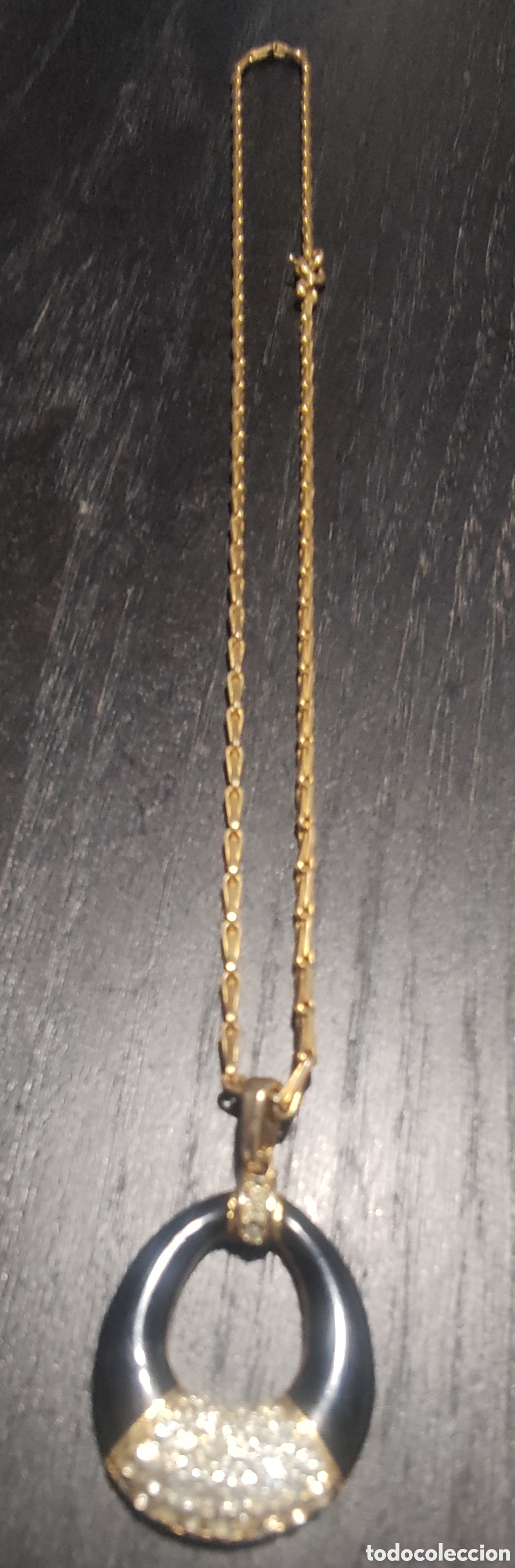 Joyeria: Colgante y cadena ba&ntilde;o de oro L18 - Foto 1