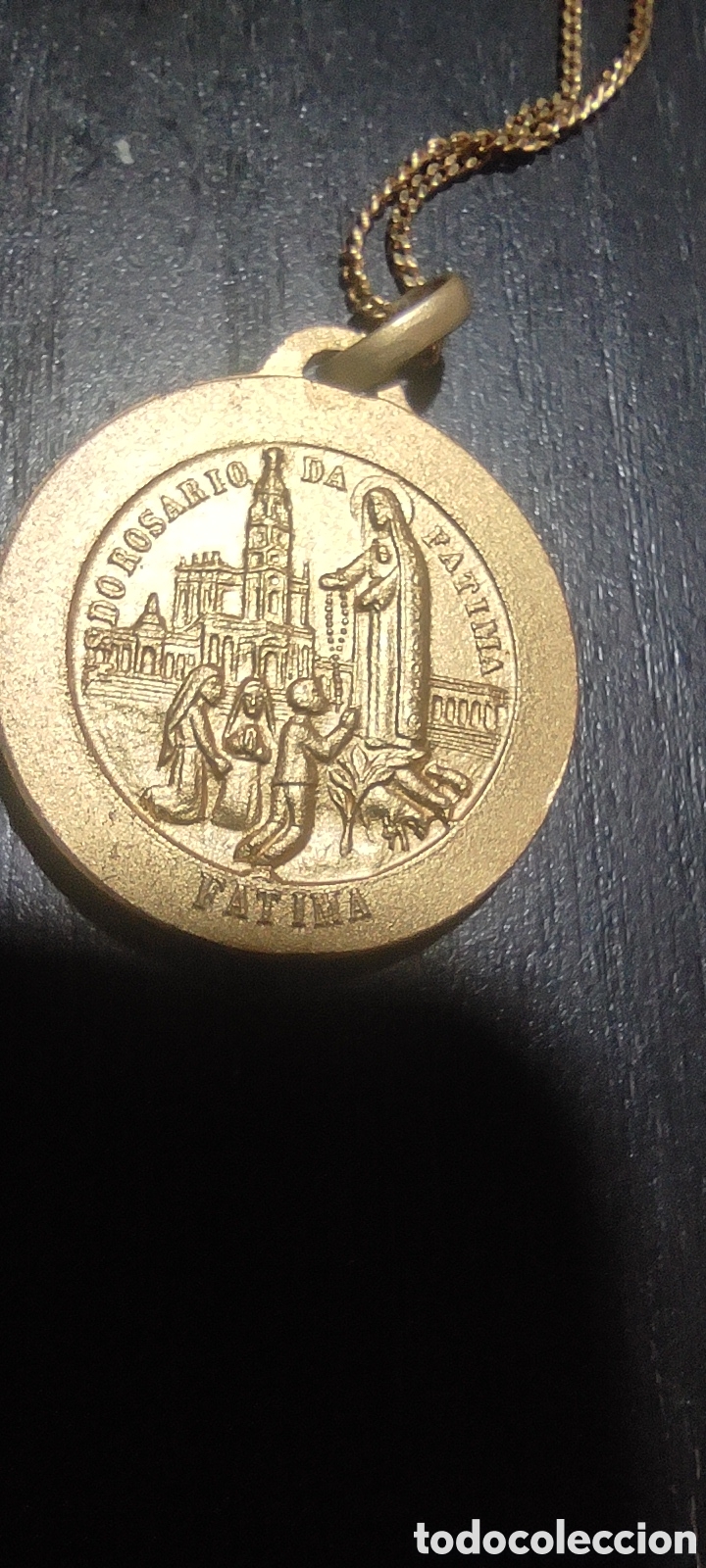 Joyeria: Medalla y cadena Virgen de F&aacute;tima L20 - Foto 5