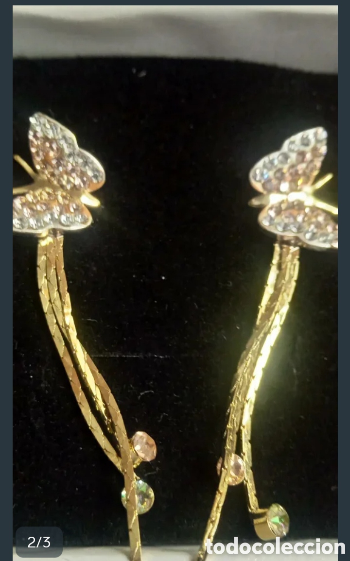 Joyeria: Pendientes largos mariposa - Foto 2
