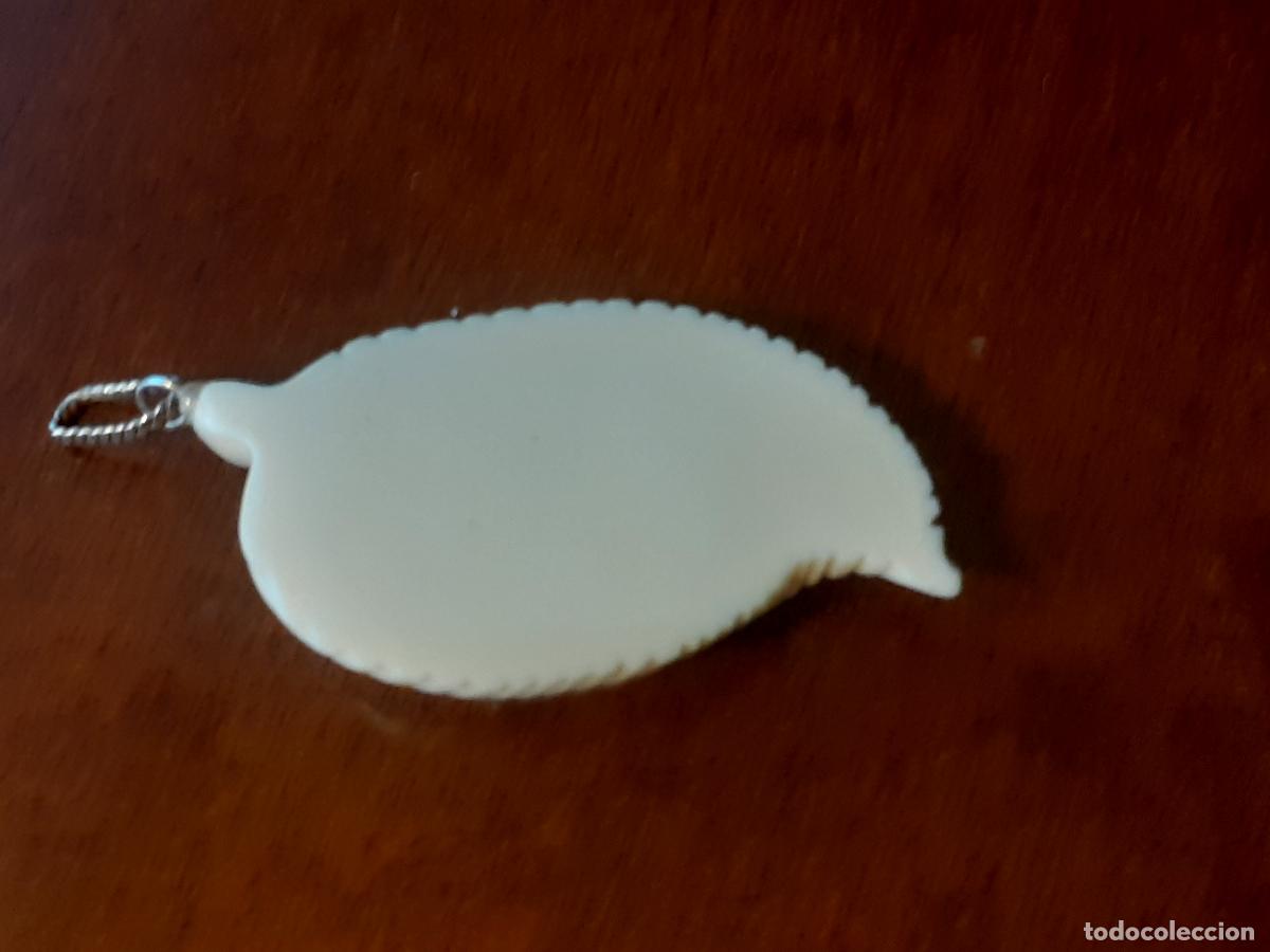 Joyeria: Colgante hoja tallada IVORI - Foto 2