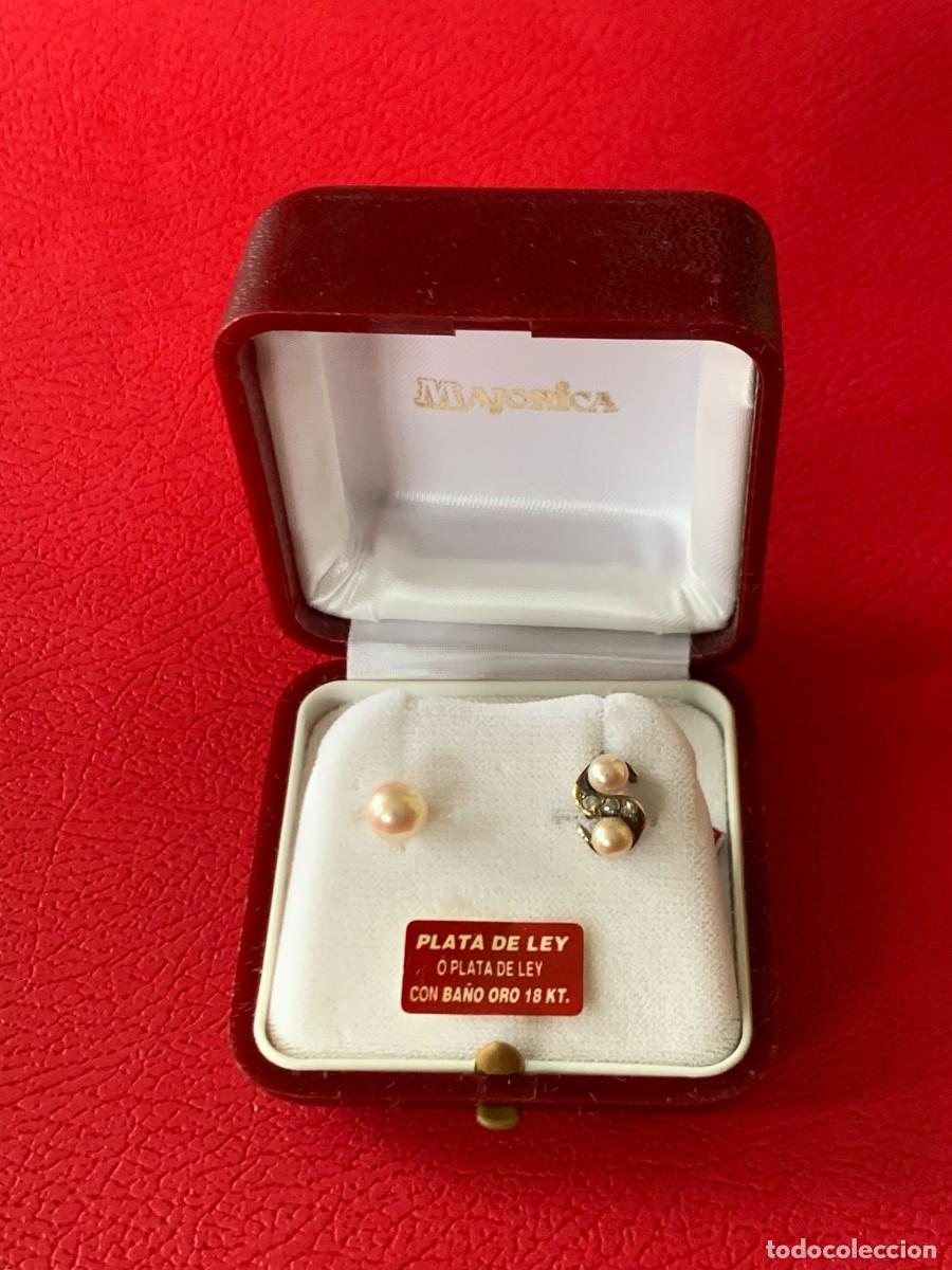Joyeria: Pareja de pendientes desiguales. - Foto 1