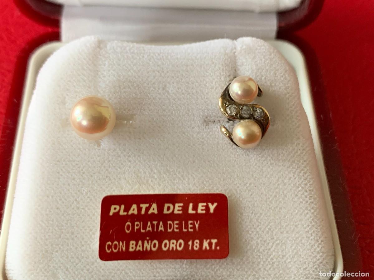 Joyeria: Pareja de pendientes desiguales. - Foto 2