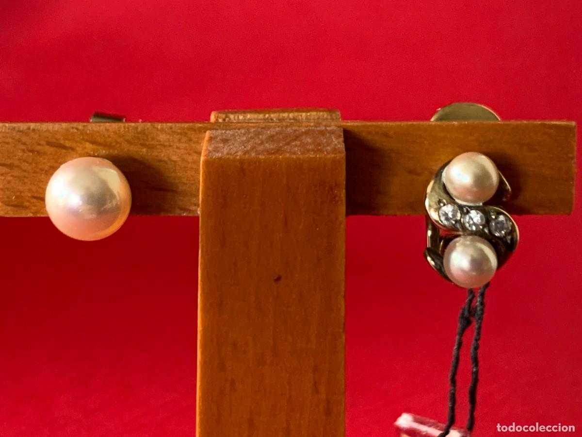 Joyeria: Pareja de pendientes desiguales. - Foto 4