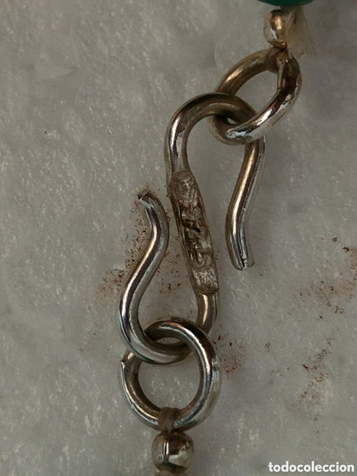 Joyeria: Collar de turquesa natural y plata de ley - Foto 4