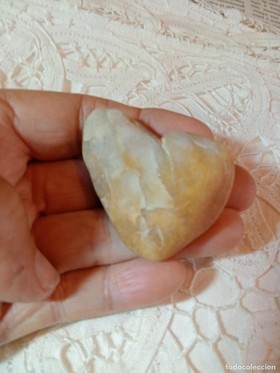 Joyeria: GRAN CORAZ&Oacute;N DE ONIX AMARILLO NATURAL (SIN USAR) - Foto 2