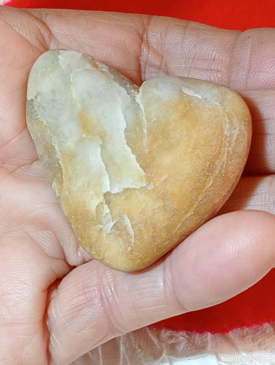Joyeria: GRAN CORAZ&Oacute;N DE ONIX AMARILLO NATURAL (SIN USAR) - Foto 3