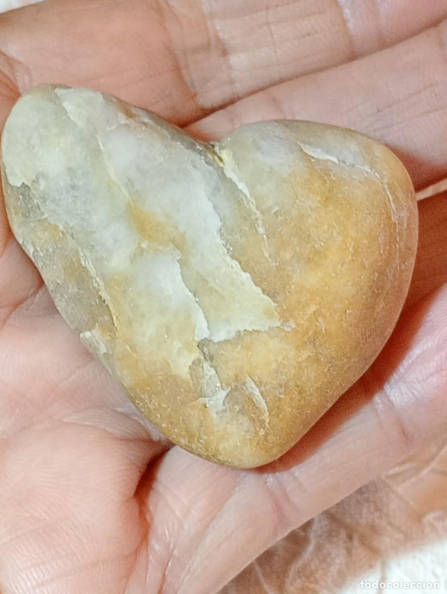 Joyeria: GRAN CORAZ&Oacute;N DE ONIX AMARILLO NATURAL (SIN USAR) - Foto 6