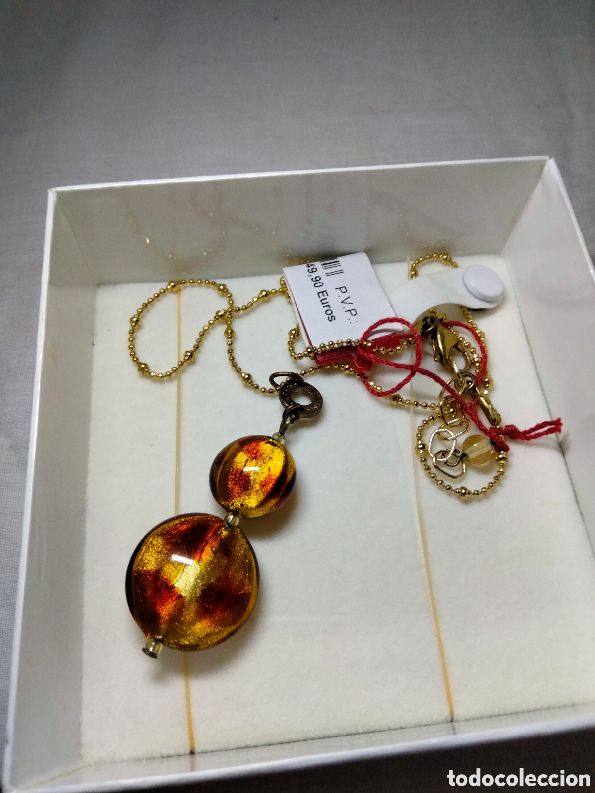 Joyeria: Colgante murano y rodio dorado - Foto 2