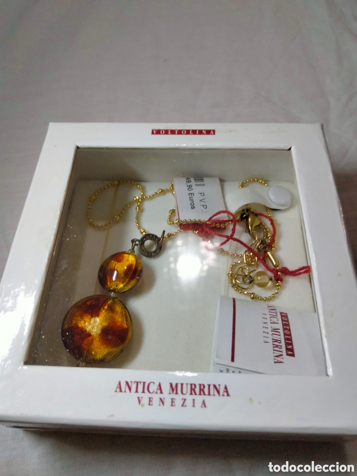Joyeria: Colgante murano y rodio dorado - Foto 3