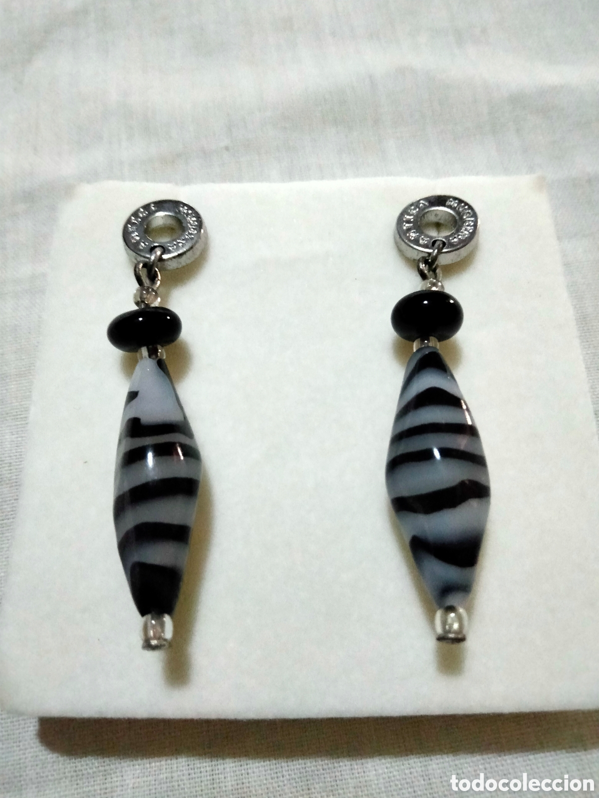 Joyeria: Pendientes murano y rodio - Foto 1