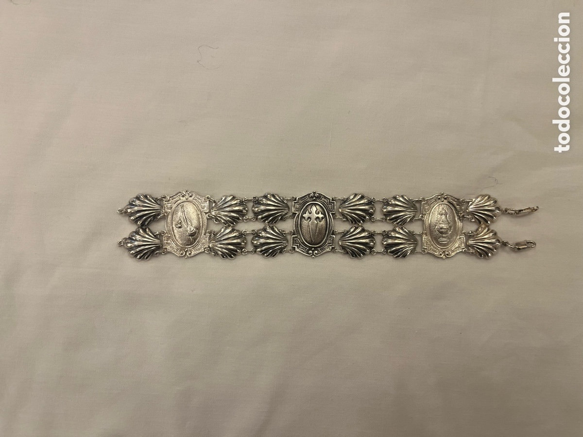 Joyeria: Pulsera de plata concha de Santiago 36 gr. - Foto 2