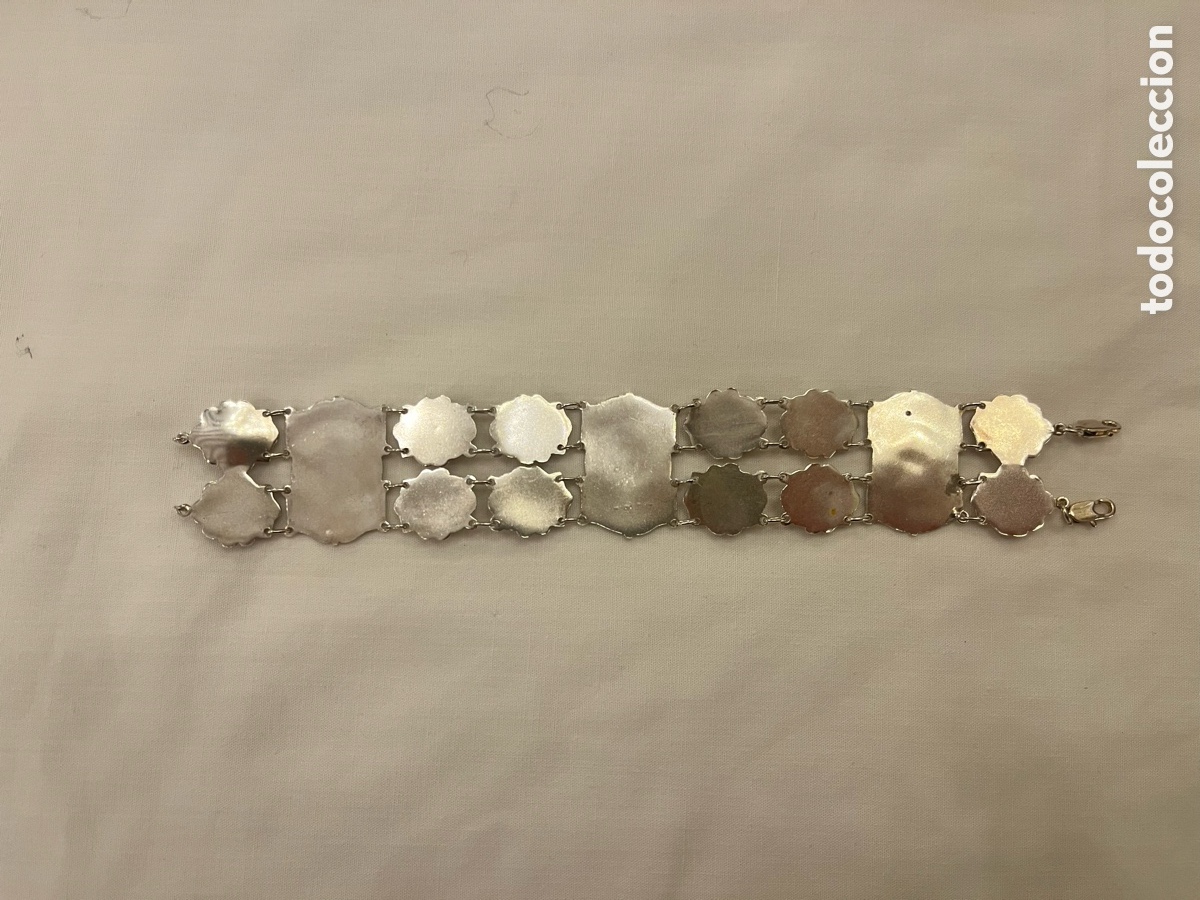 Joyeria: Pulsera de plata concha de Santiago 36 gr. - Foto 3