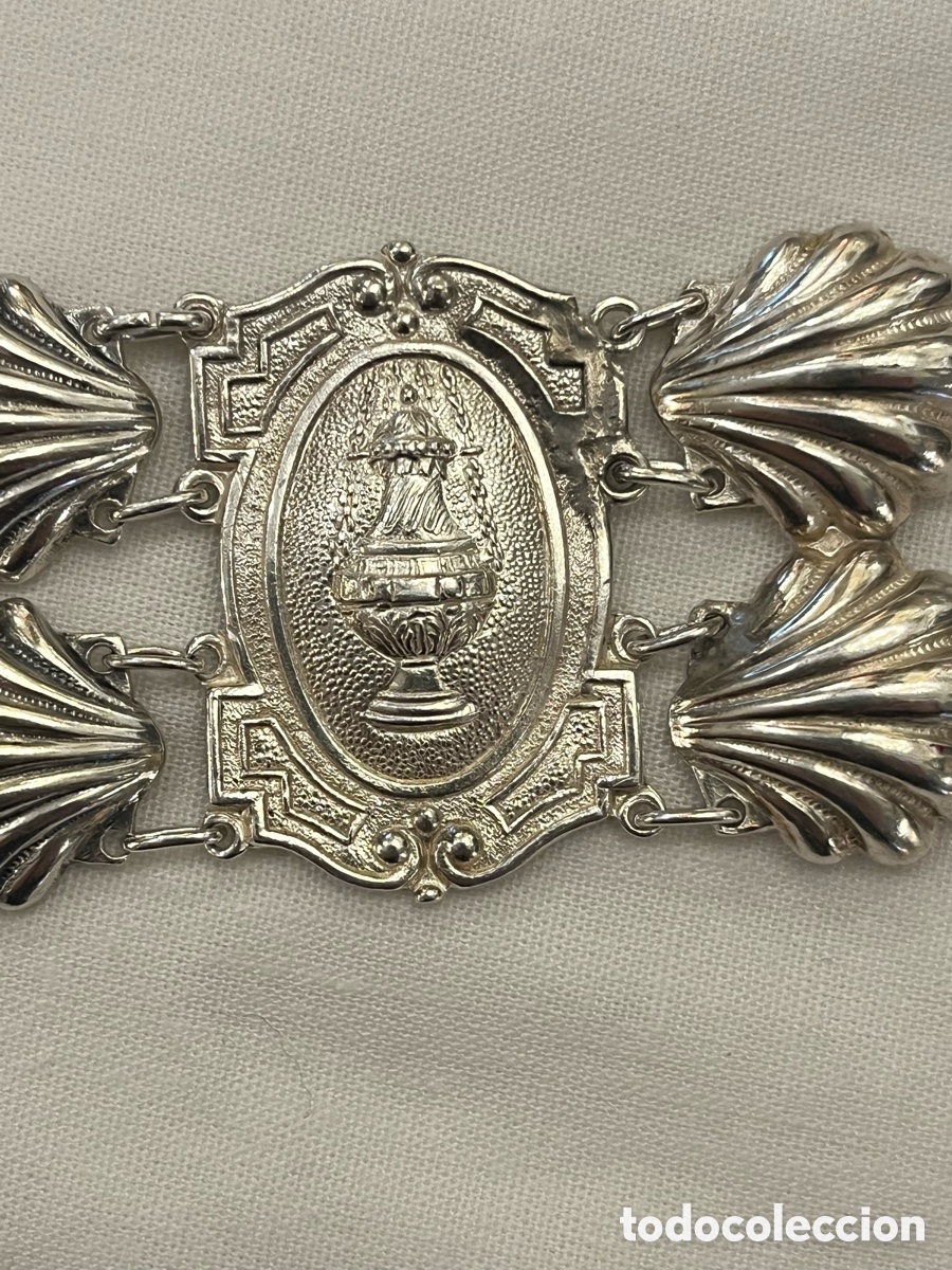 Joyeria: Pulsera de plata concha de Santiago 36 gr. - Foto 5