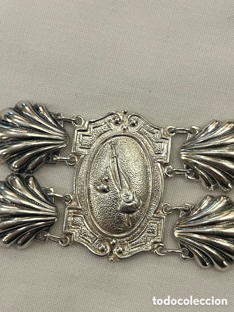 Joyeria: Pulsera de plata concha de Santiago 36 gr. - Foto 7
