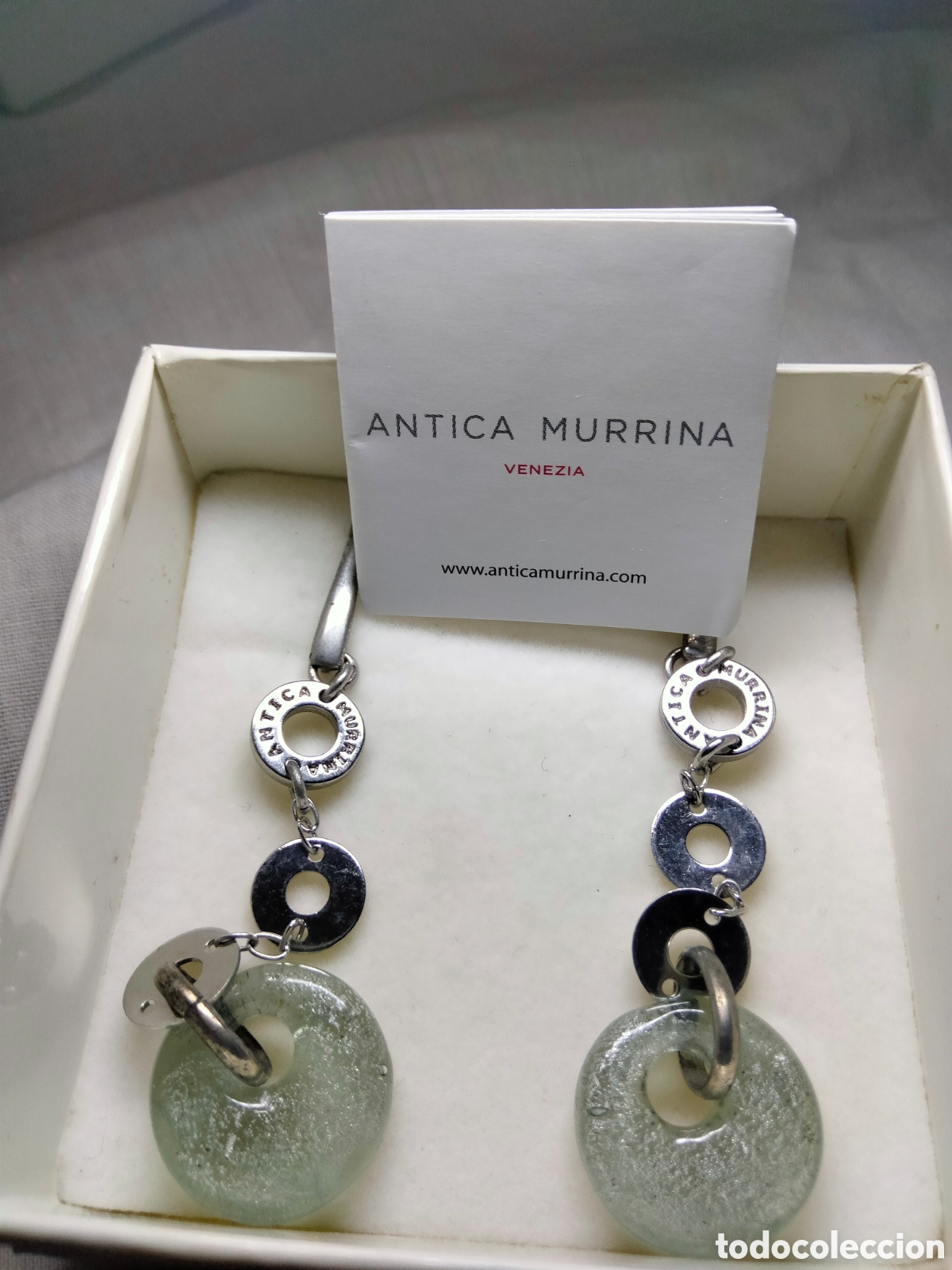 Joyeria: Pendientes murano y rodio - Foto 2