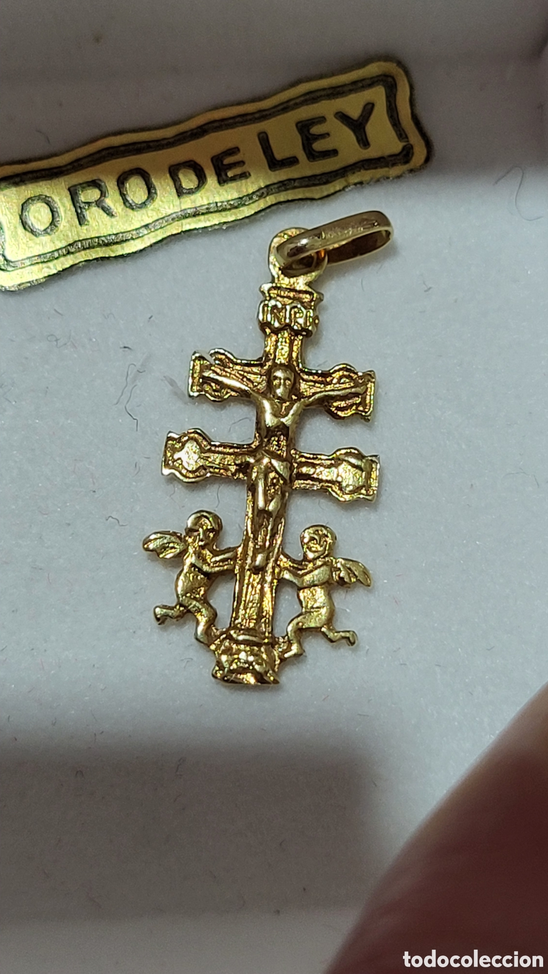 Joyeria: Cruz de Caravaca oro 18k - Foto 3