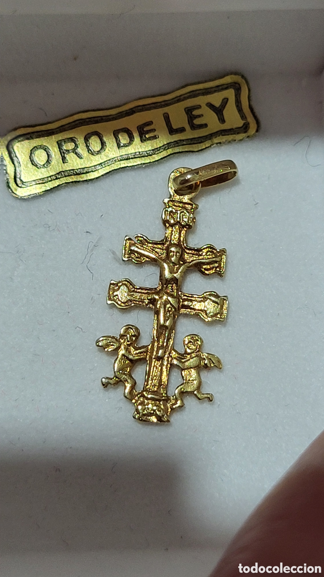 Joyeria: Cruz de Caravaca oro 18k - Foto 4