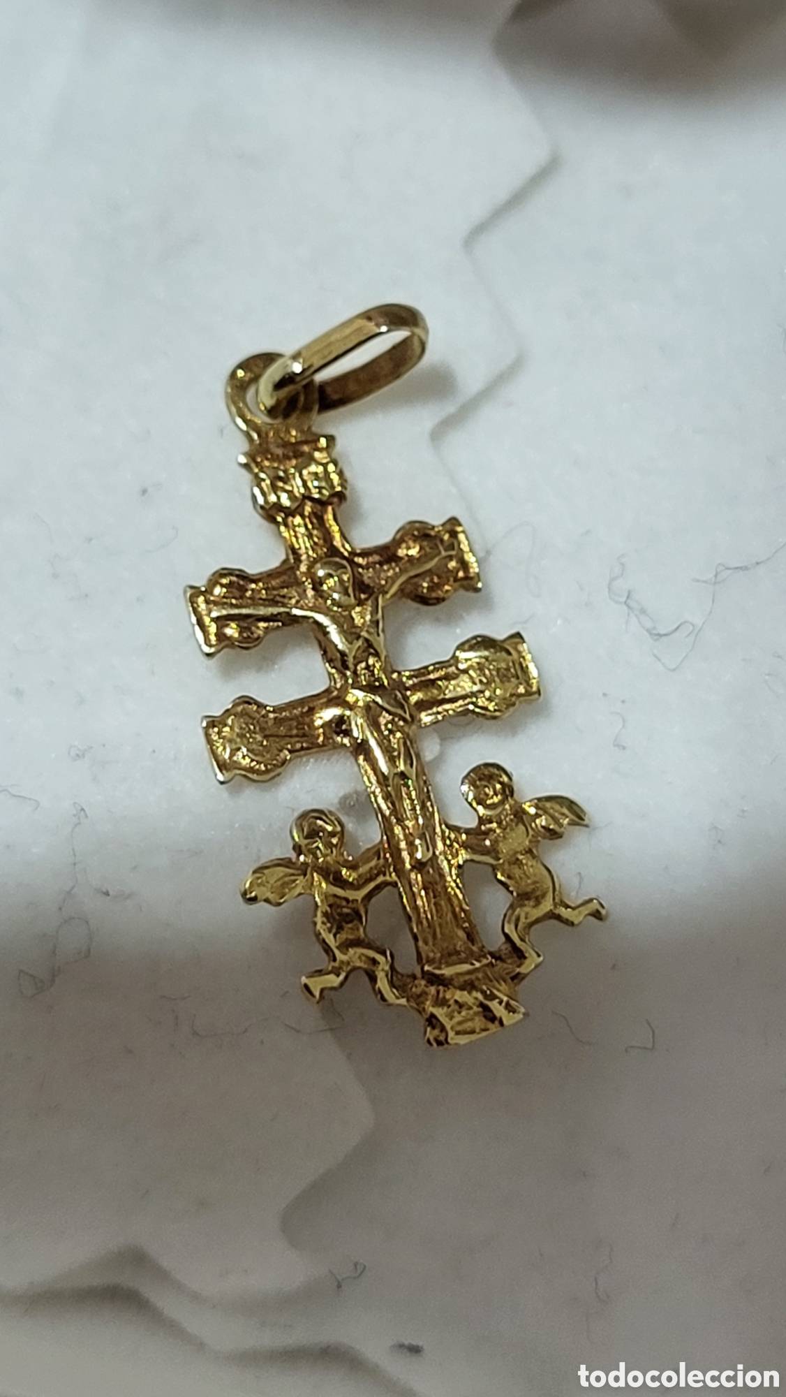 Joyeria: Cruz de Caravaca oro 18k - Foto 5