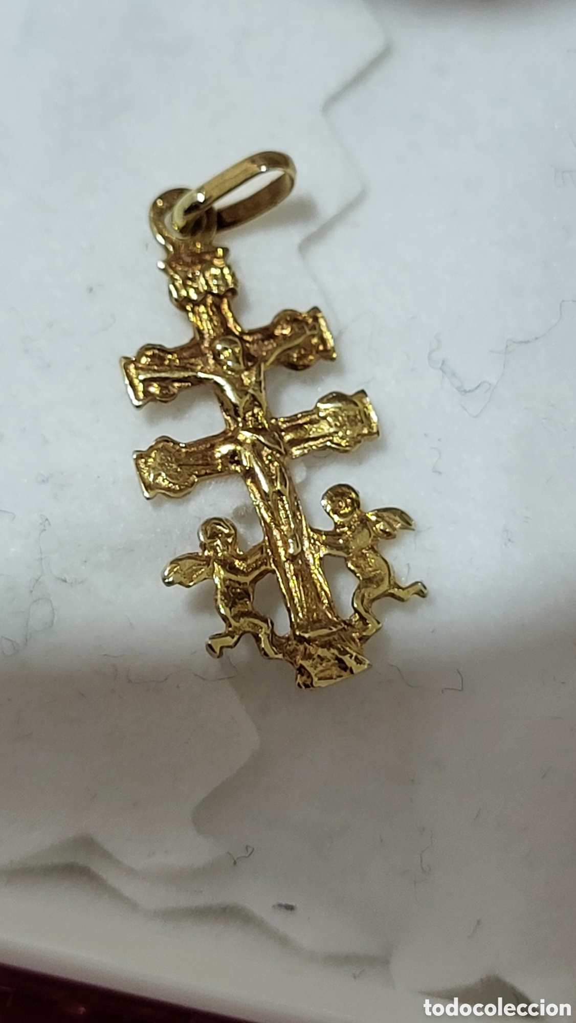 Joyeria: Cruz de Caravaca oro 18k - Foto 6