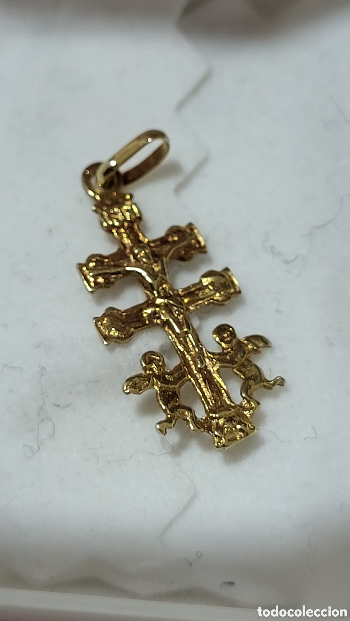 Joyeria: Cruz de Caravaca oro 18k - Foto 7