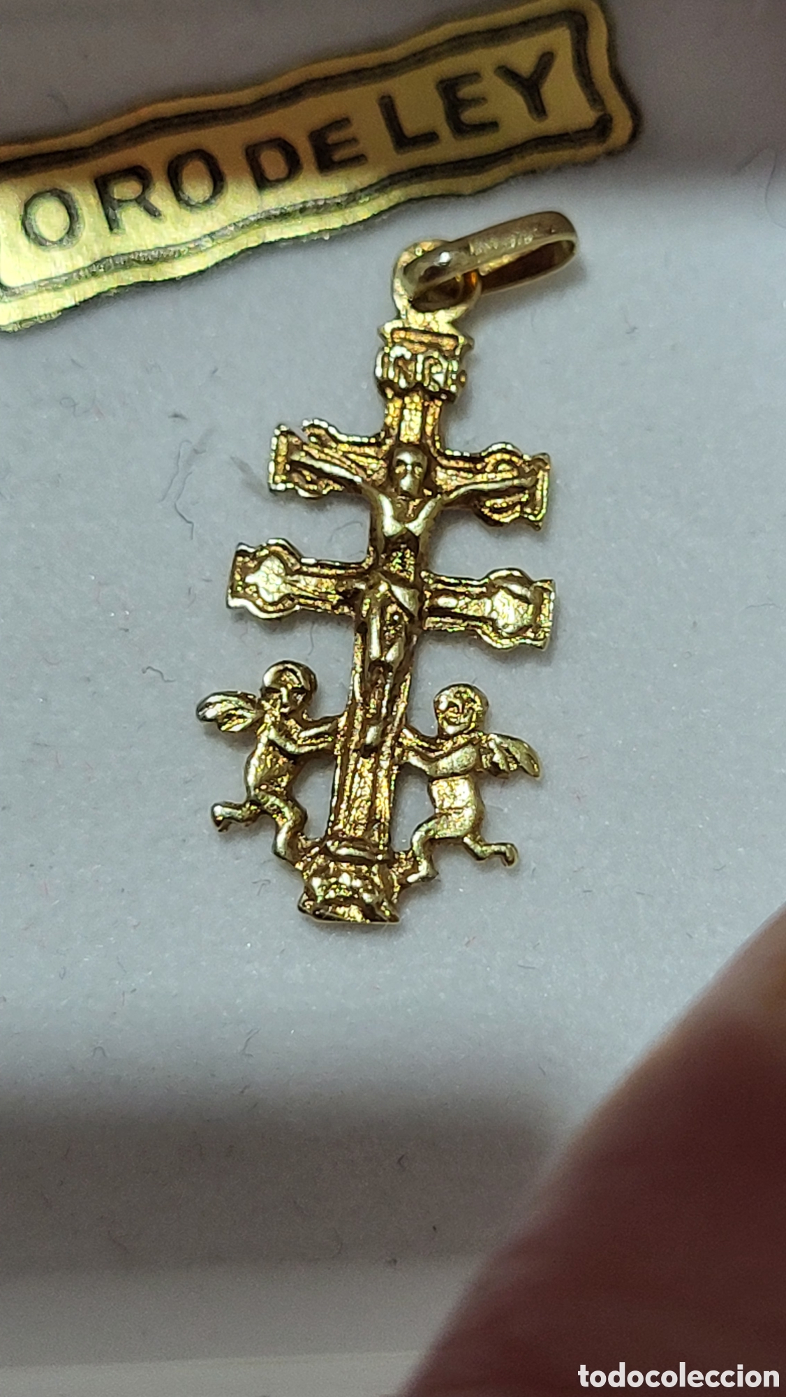 Joyeria: Cruz de Caravaca oro 18k - Foto 1