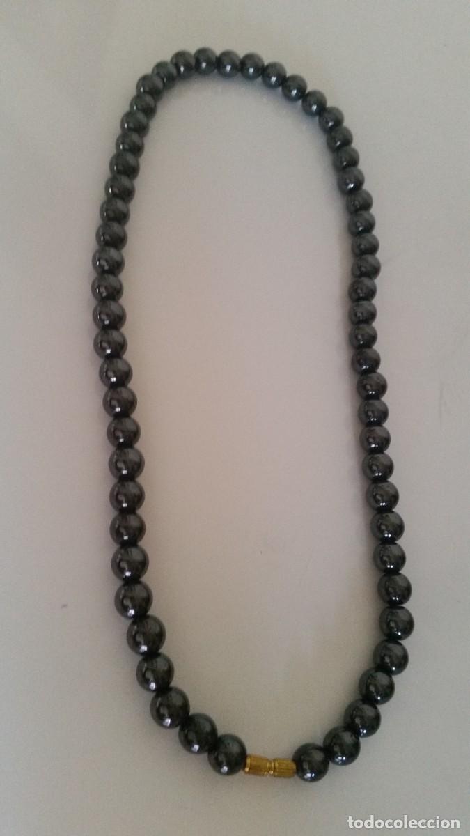 Joyeria: Magnifico Collar de Perolas Hematite coleur Negras - Foto 2