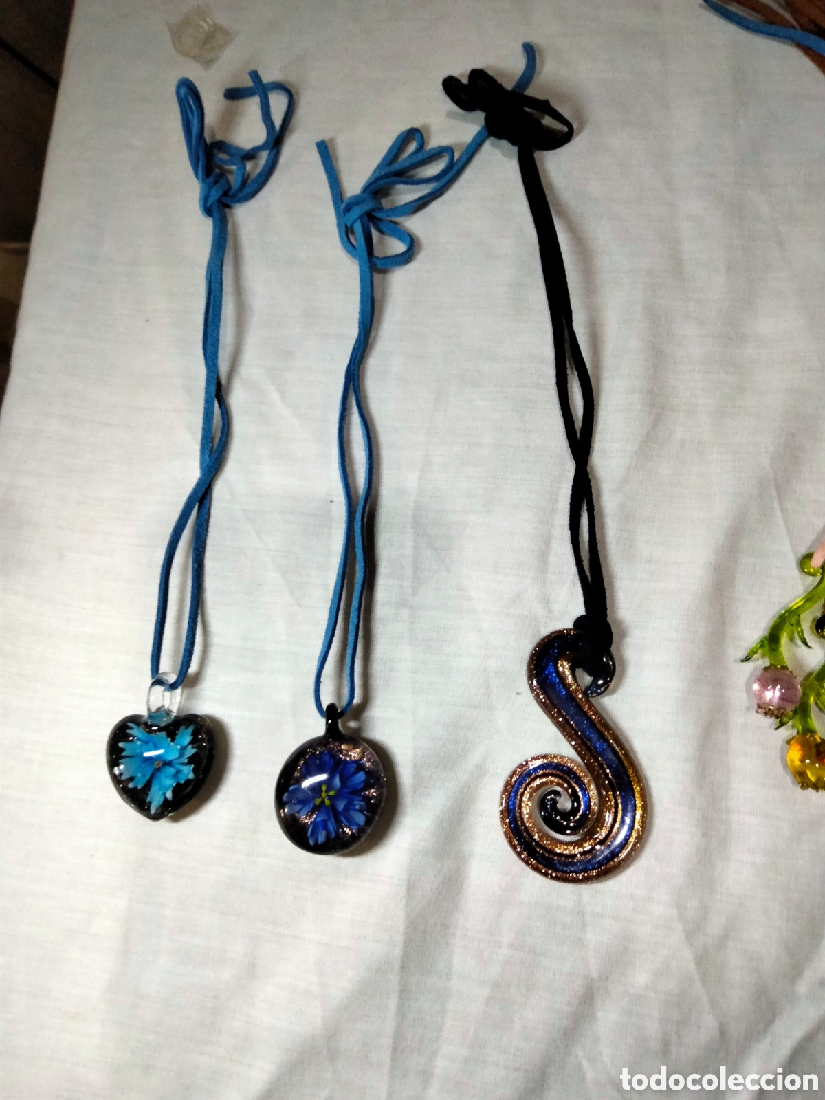 Joyeria: Lote 34 colgantes cristal murano - Foto 2