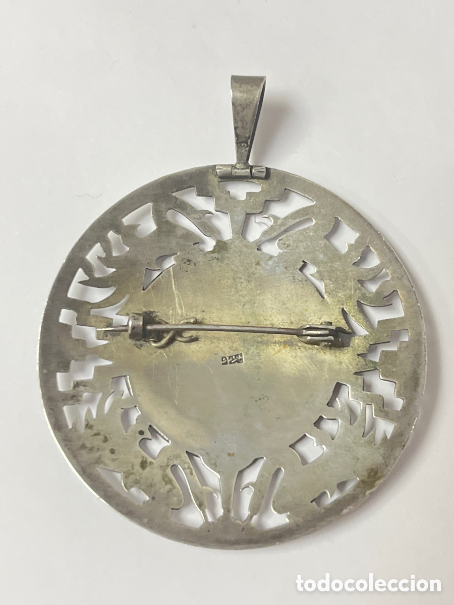 Joyeria: Broche - colgante Maya de plata /C471 - Foto 2