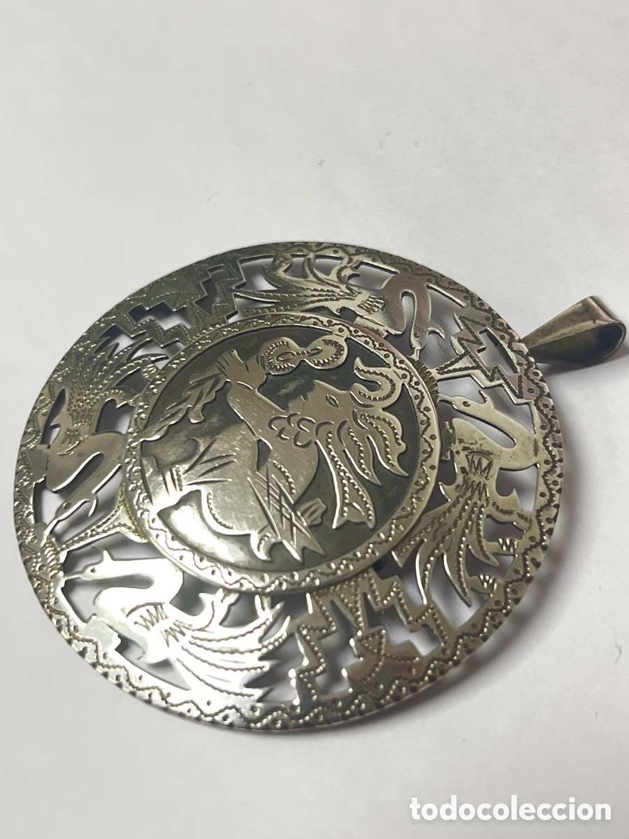 Joyeria: Broche - colgante Maya de plata /C471 - Foto 3