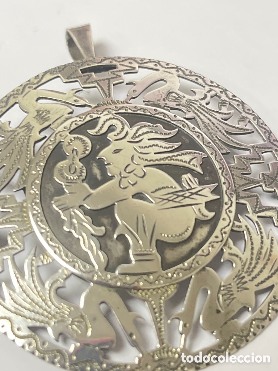 Joyeria: Broche - colgante Maya de plata /C471 - Foto 5