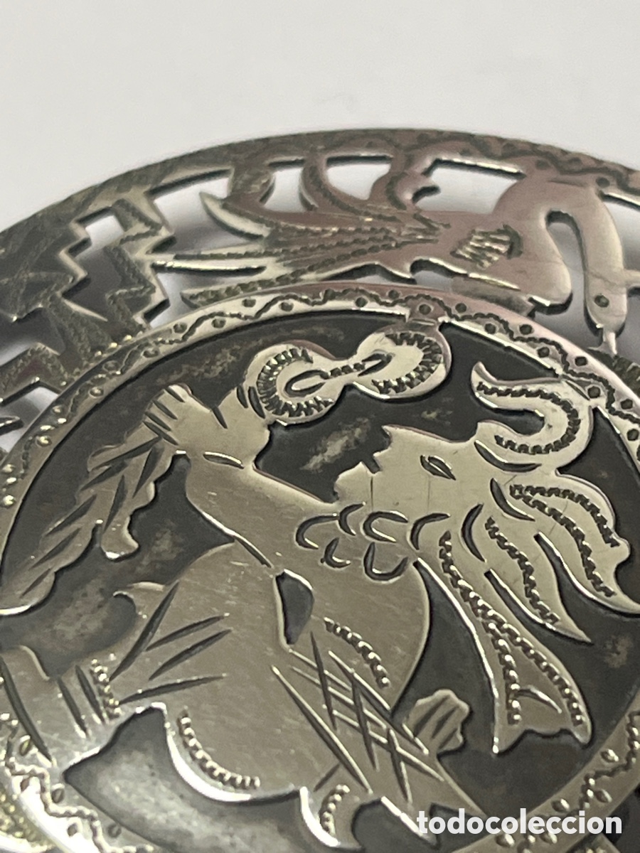 Joyeria: Broche - colgante Maya de plata /C471 - Foto 6