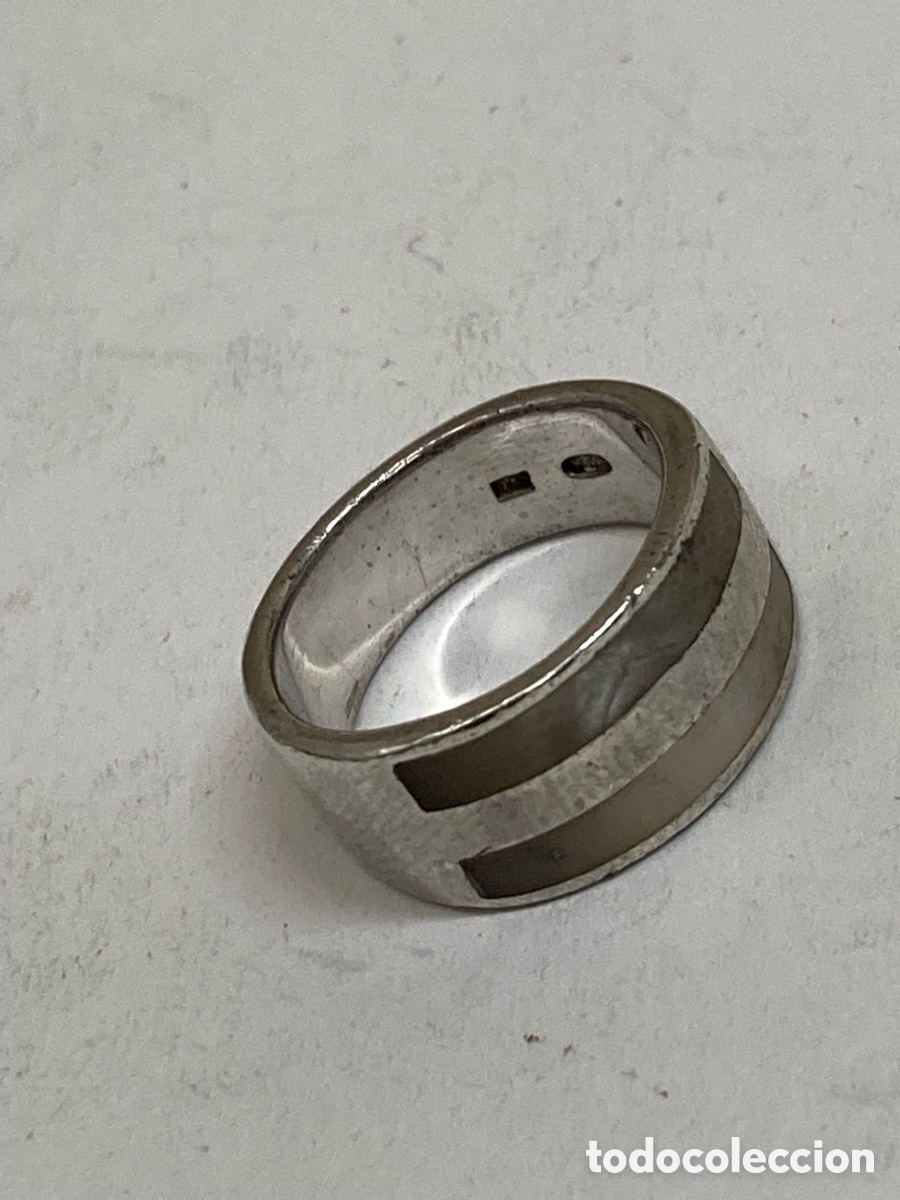 Joyeria: Anillo de plata n&aacute;car S409 - Foto 1