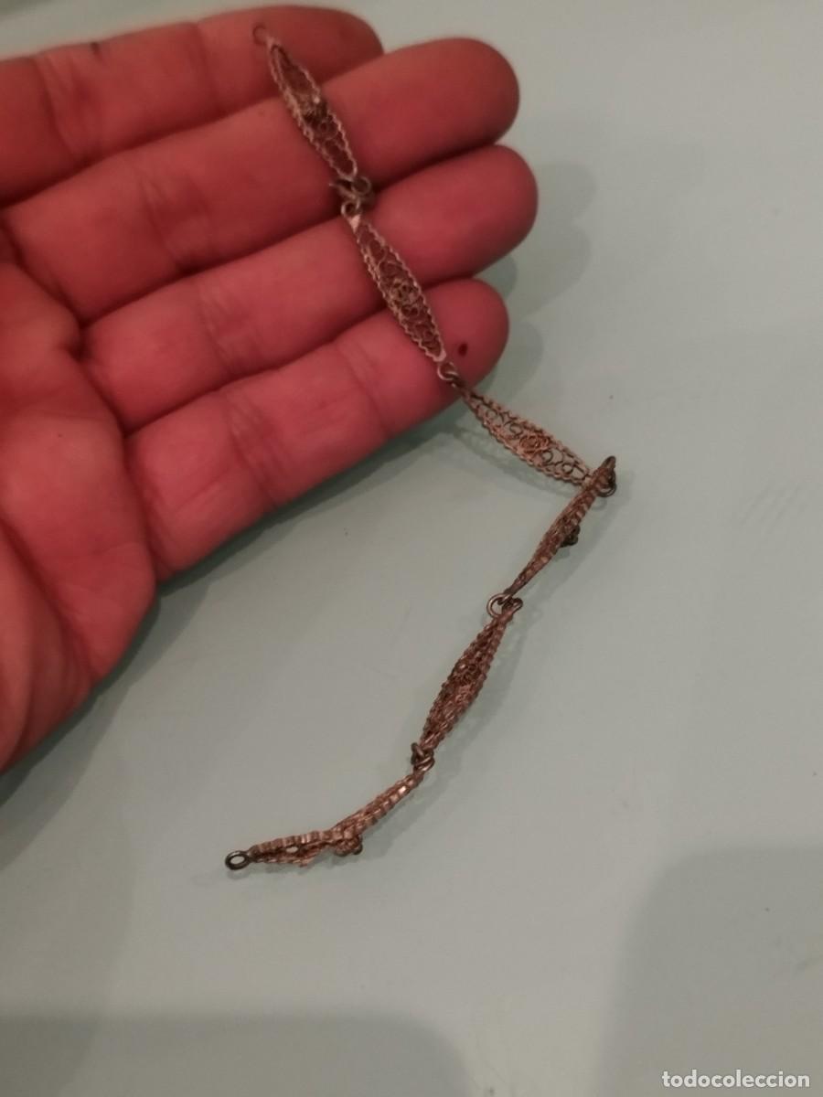 Joyeria: Antigua pulsera con filigrana a restaurar. - Foto 1