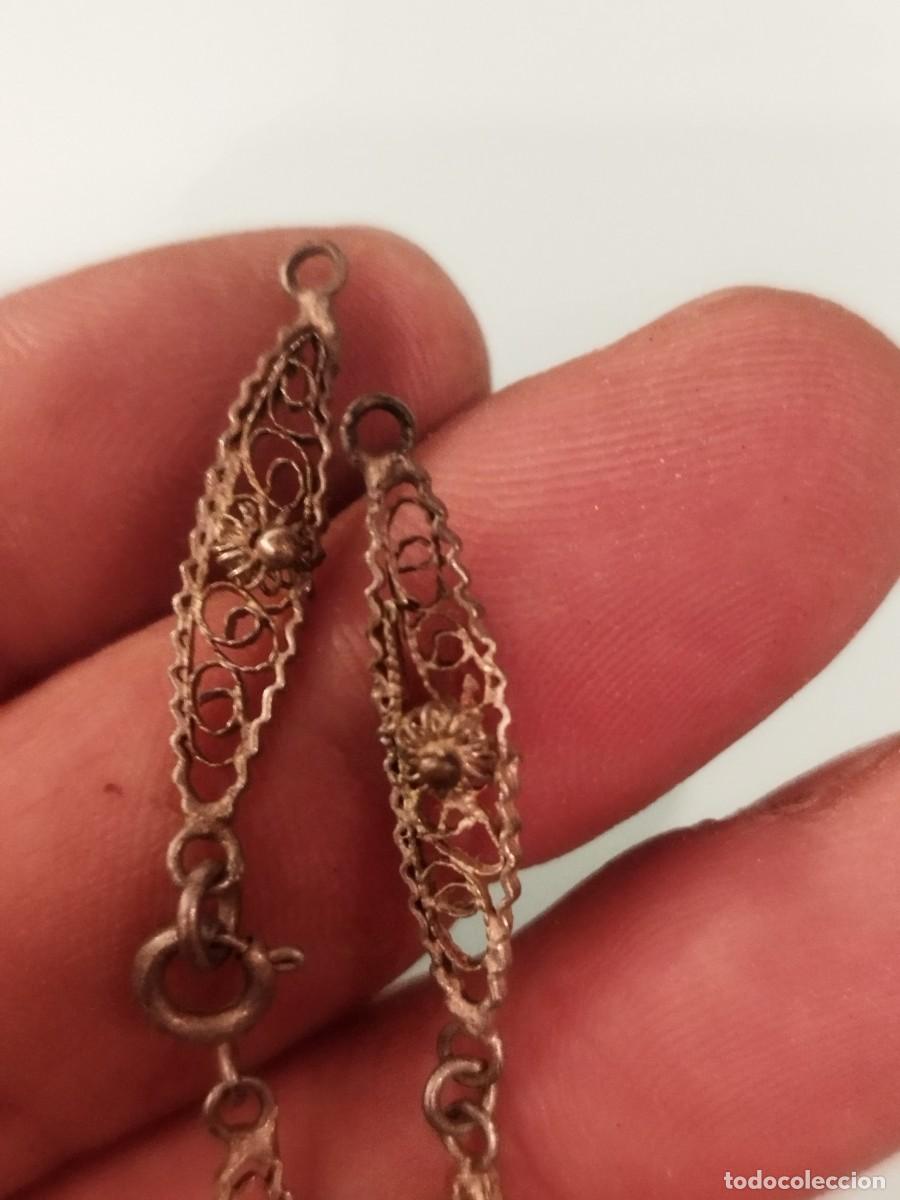Joyeria: Antigua pulsera con filigrana a restaurar. - Foto 5