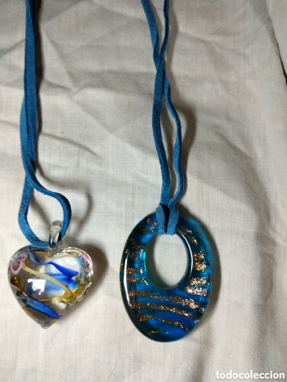 Joyeria: Lote colgantes cristal murano - Foto 4
