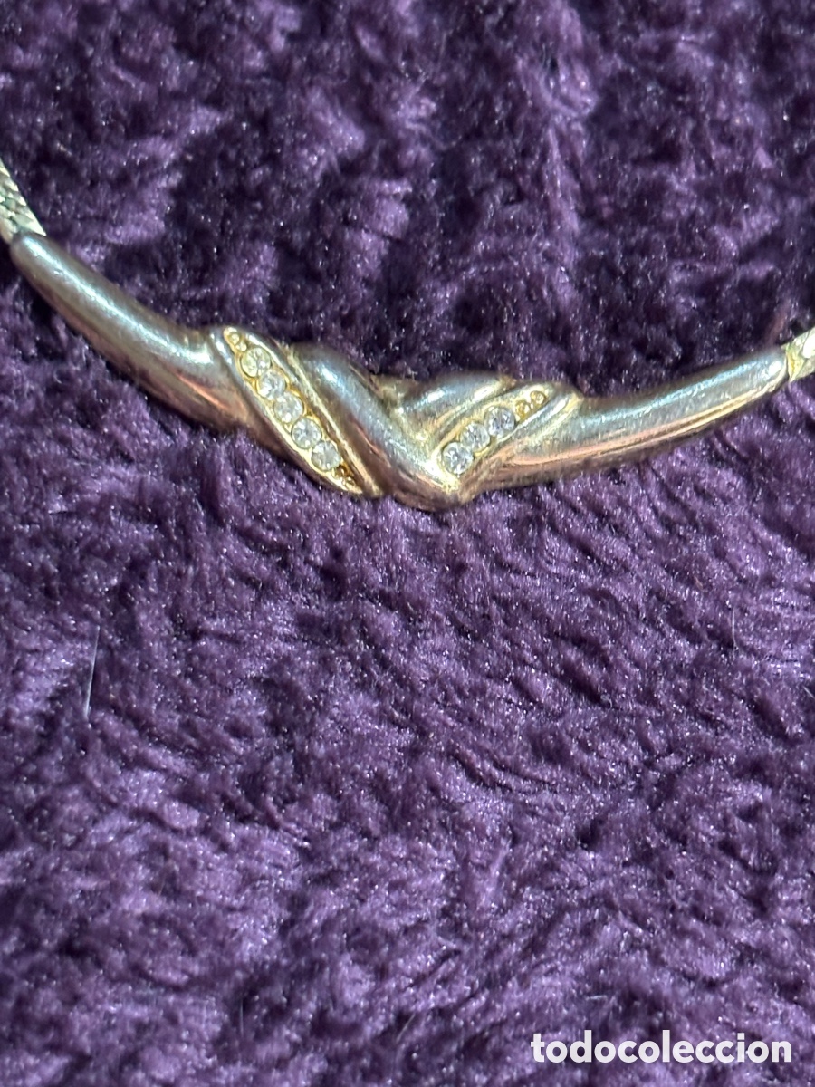 Joyeria: Gargantilla de metal dorado - Foto 2