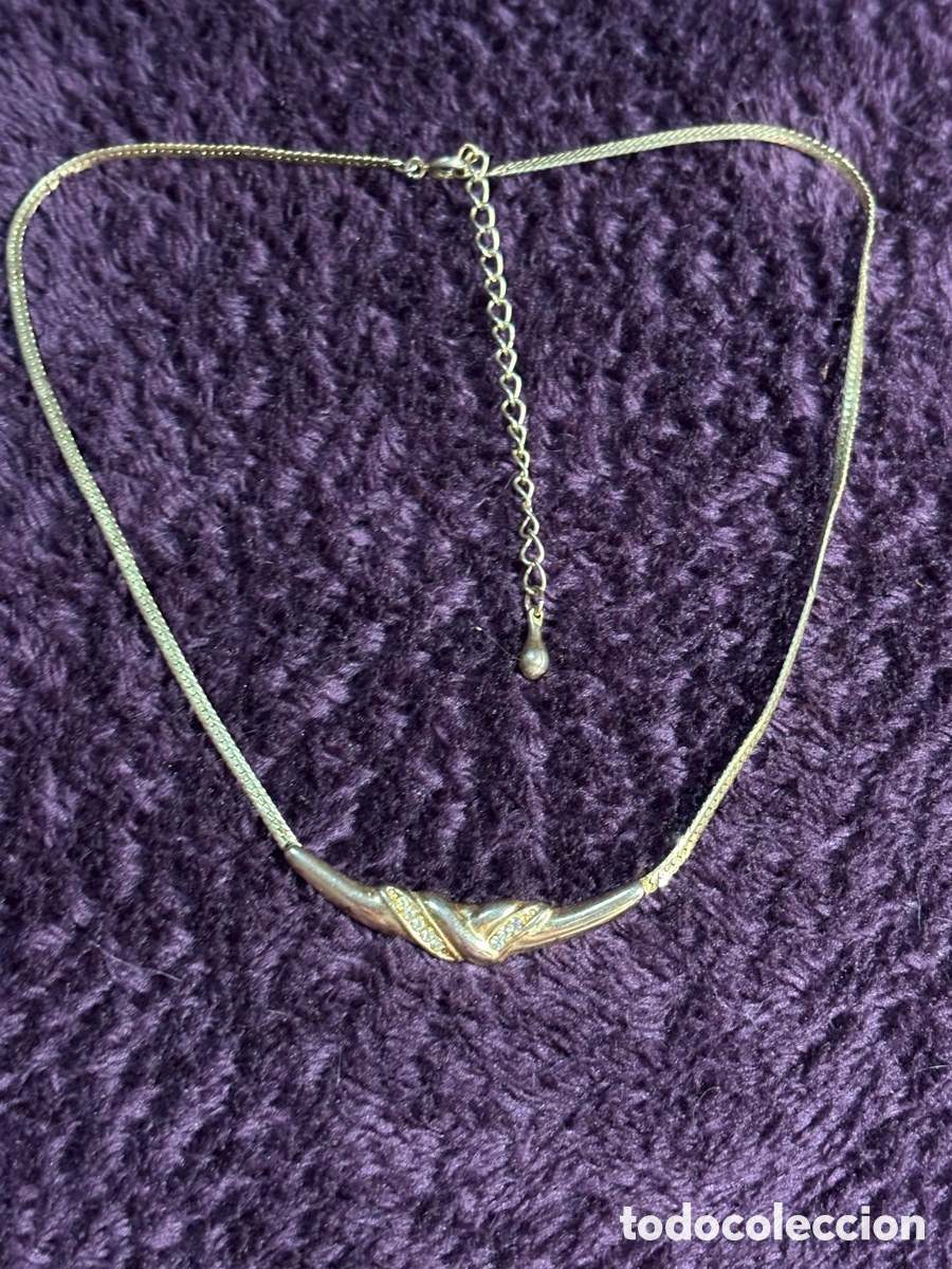 Joyeria: Gargantilla de metal dorado - Foto 1