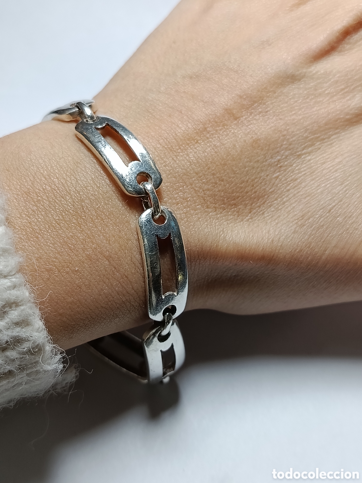 Joyeria: Pulsera de plata. Estilo vintage. - Foto 5